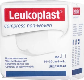 BSN medical Leukoplast Cutisoft Compress non-woven unsteril, 10 x 10cm, 100 Stück