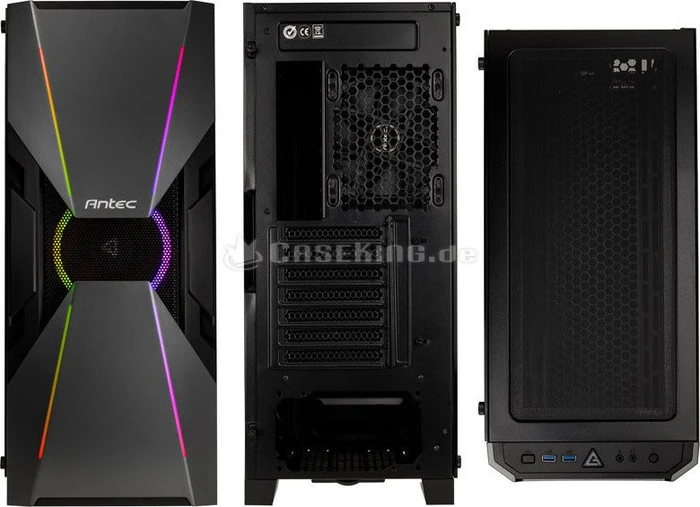 Antec Prime Dark Avenger DA601, Glasfenster