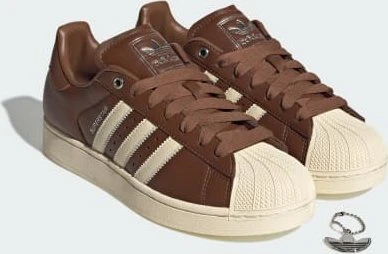 adidas Superstar II preloved brown/cream white/silver metallic