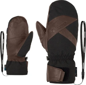 Ziener Gettero AS AW Mitten Skihandschuhe dark brown (Herren)