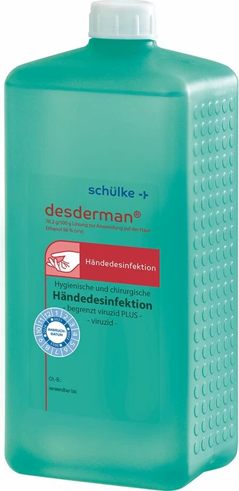 Schülke & Mayr Desderman Handdesinfektionsmittel mit Schraubverschluss, 1l