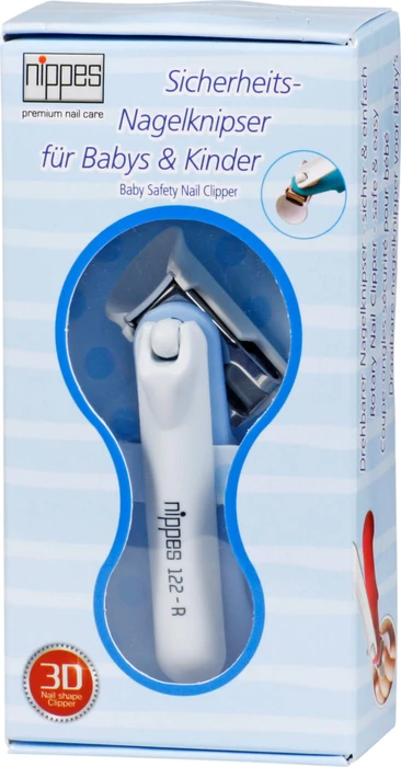 Gebrüder Nippes 122R Sicherheits-Nagelknipser für Babys rosa