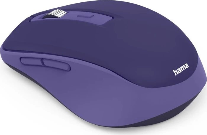 Hama WM-450 Silent Wireless Multi-Device Mouse blau/violett, USB/Bluetooth