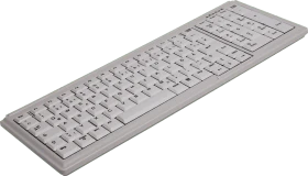 Contour Design Active Key Mini Desktop Keyboard, grau, PS/2, US (AK-7000-P-W/US)