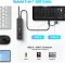 RSHTech 7 Port USB Hub mit Schalter und Netzteil, USB-C/USB-A 3.1 [Stecker] Vorschaubild