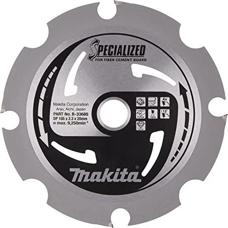 Makita Specialized Kreissägeblatt 4Z, 165x1.6x20mm, 1 Stück
