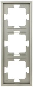 REV Ritter Futura Rahmen 3-fach, platin