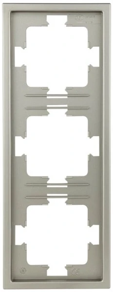 REV Ritter Futura Rahmen 3-fach, platin