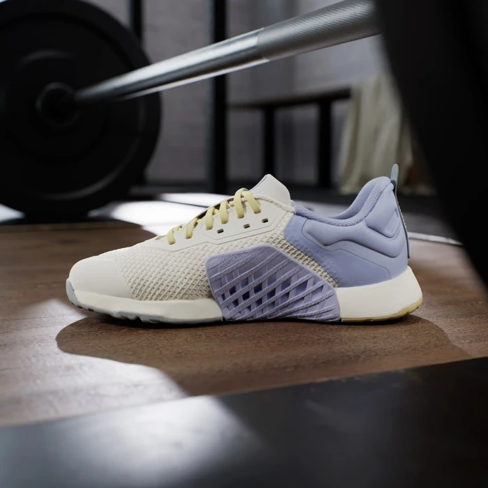 adidas Dropset 3 chalk white/halo silver/violet tone