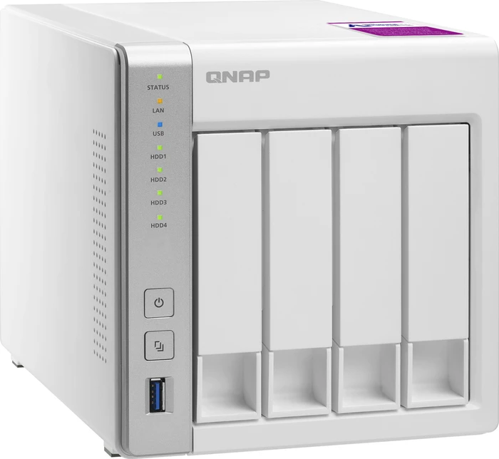 QNAP Turbo Station TS-431P2-1G, 1GB RAM, 2x RJ-45 1000Base-T, 3x USB-A 3.0