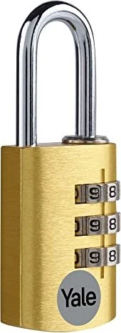 Yale YE3CB/20 Alu gold, Zahlenschloss