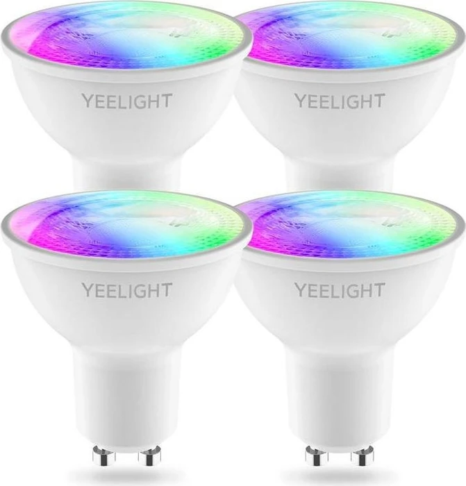 Yeelight Smart LED-Spot GU10 4.5W, 4 Stück