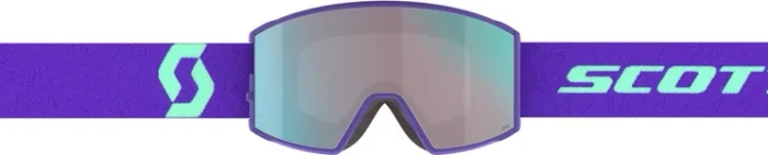 Scott React deep purple/enhancer aqua chrome