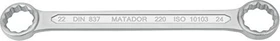 Matador 0220 Doppelringschlüssel, 22/24x230mm