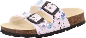 Superfit Fussbettpantoffel weiß/mehrfarbig (Junior)