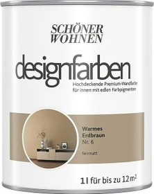Schöner Wohnen Designfarben innen warmes erdbraun, 1l