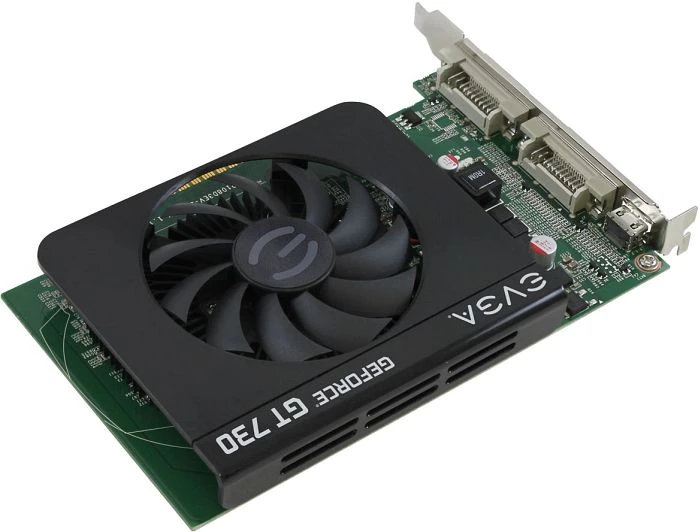 EVGA GeForce GT 730, 1GB DDR3, 2x DVI, Mini HDMI