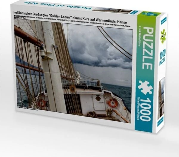 Calvendo Holländischer Großsegler Gulden Leeuw nimmt Kurs auf Warnemünde, Hanse Sail 2013