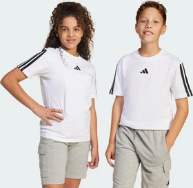 adidas Essentials T-Shirt kurzarm weiß/schwarz (Junior)