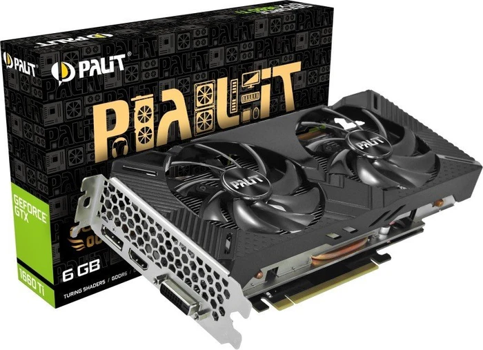 Palit GeForce GTX 1660 Ti Dual OC, 6GB GDDR6, DVI, HDMI, DP