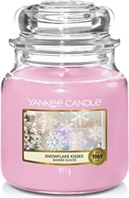 Yankee Candle Snowflake Kisses Duftkerze, 411g