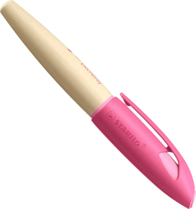 STABILO EASYbirdy Timber Ahornholz/pink, linke Hand, Anfänger