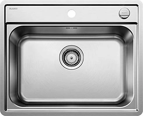 Blanco Lemis 6-IF Einbau Becken reversibel mit Ablauffernbedienung edelstahl (525109)
