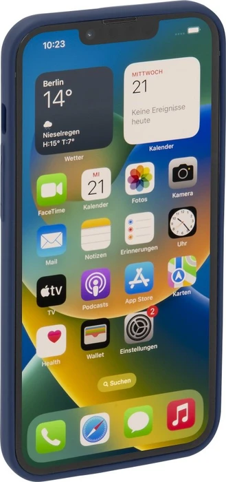 Hama Cover Finest Feel für Apple iPhone 14 dunkelblau