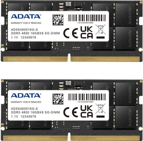 ADATA SO-DIMM 64GB Kit, DDR5-4800, CL40, X8, tray