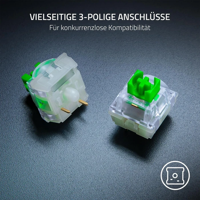 Razer Green Clicky Gen-3 Switch Set, 36er-Pack