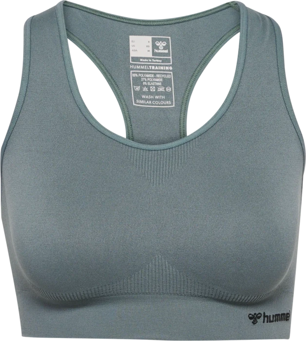 hummel Seamless Sports Top Funktionsshirt ärmellos balsam green (Damen)
