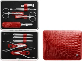 Zwilling Taschen-Etui Maniküre/Pediküre-Set 10-teilig rot