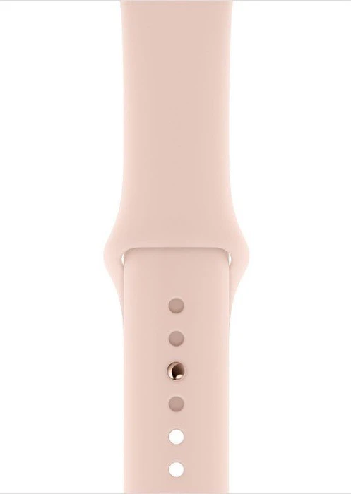 Apple Watch Series 4 (GPS + Cellular) Aluminium 44mm gold mit Sportarmband sandrosa