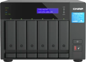 QNAP QuTS hero TVS-h674T-i5-32G, 32GB RAM, 2x RJ-45 2.5GBase-T, 2x Thunderbolt 4 / USB4