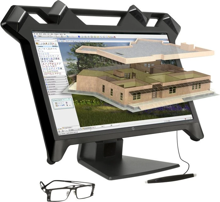 HP Zvr Virtual Reality Display, 23.6"