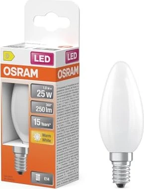 Osram Ledvance LED Retrofit Star Classic B 25 Filament 1.8W/827 E14 matt