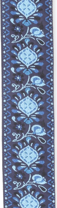 D'Addario Nylon Woven Guitar Strap Monterey Blue
