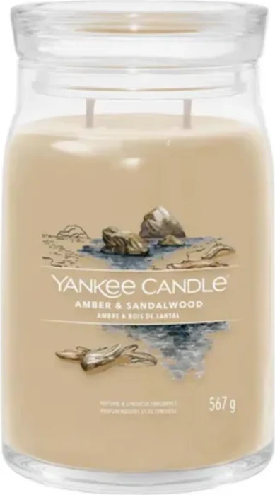 Yankee Candle Amber & Sandalwood Duftkerze, 567g