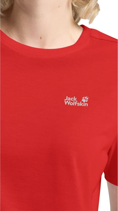 Jack Wolfskin Vonnan S|s Funktionsshirt kurzarm siren red (Damen)