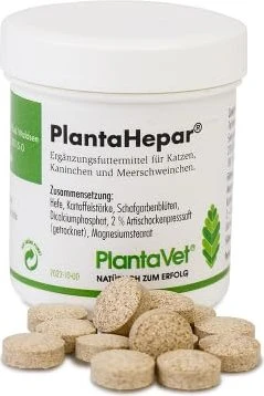 PlantaVet PlantaHepar Tabletten Leberunterstützungsmittel, 150 Stück