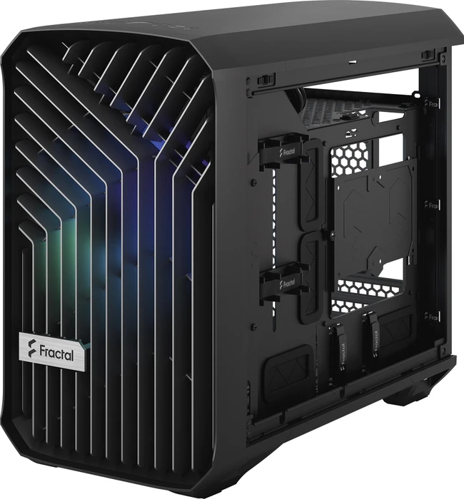 Fractal Design Torrent Nano Black RGB TG Light Tint, Glasfenster, Mini-ITX