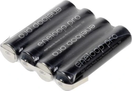 Panasonic eneloop pro Akkupack 1x4 Micro AAA NiMH 900mAh mit Z-Lötfahne