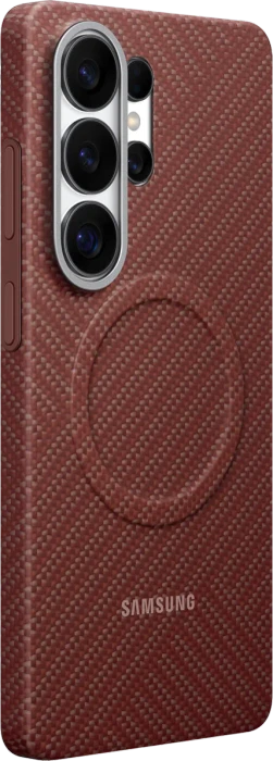 Samsung Carbon Magnet Case für Samsung Galaxy S26 Ultra rot