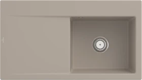 Villeroy & Boch Subway Style 50 Einbau Becken rechts almond