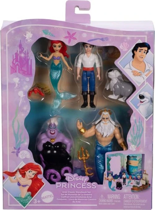 Mattel Disney Princess - Arielle Die Meerjungfrau-Geschichtenbuchset