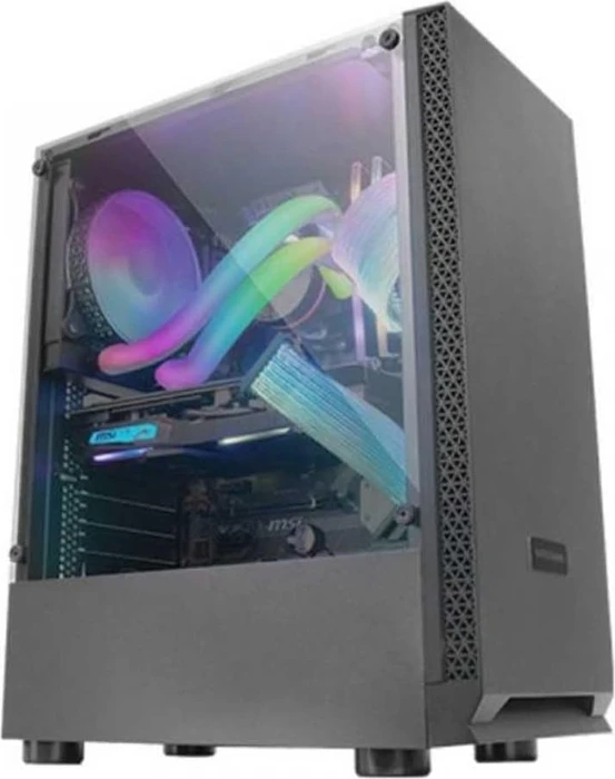 Mars Gaming MCN2 Black, Glasfenster