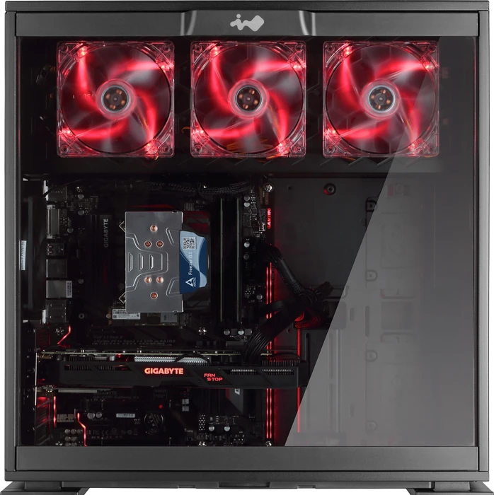 Hyrican Elegance 5493 noir, Ryzen 7 1700X, 16GB RAM, 240GB SSD, 2TB HDD, GeForce GTX 1070