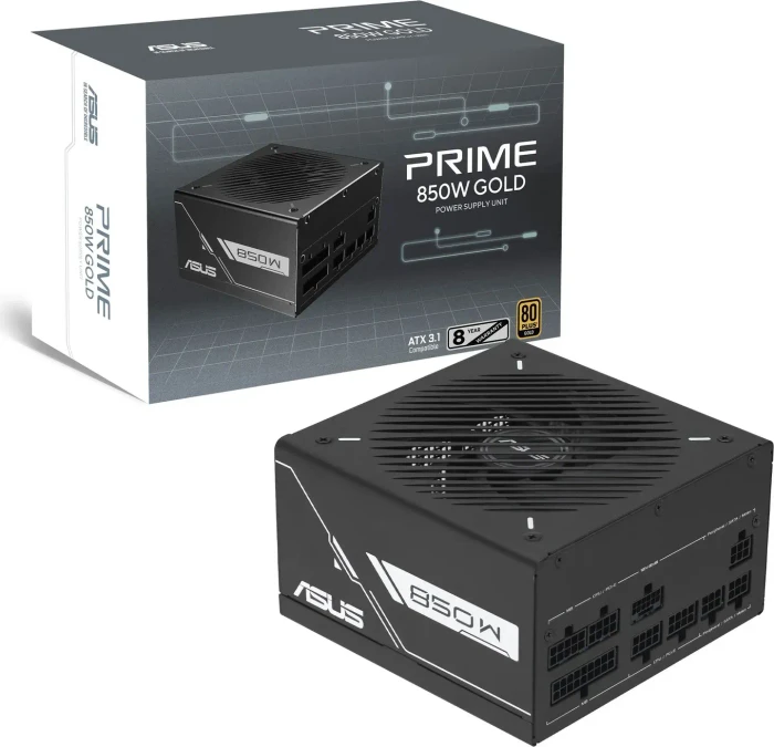 ASUS PRIME Gold, PRIME-850G-BLACK, 850W, ATX 3.1