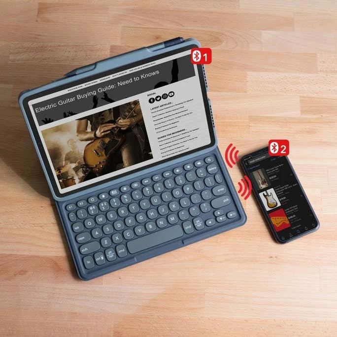 ZAGG Pro Keys für iPad Air 4, schwarz/grau, DE
