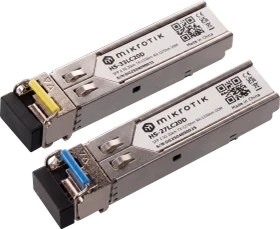 MikroTik RouterBOARD HS-2733LC20D BiDi 2.5G LAN-Transceiver, LC-Simplex SM 20km, SFP, 2er-Bundle (HS-2733LC20D)